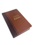 BIBLIA REINA VALERA 1960 LETRA GRANDE MANUAL IMIT PIEL CAFE REFINADO