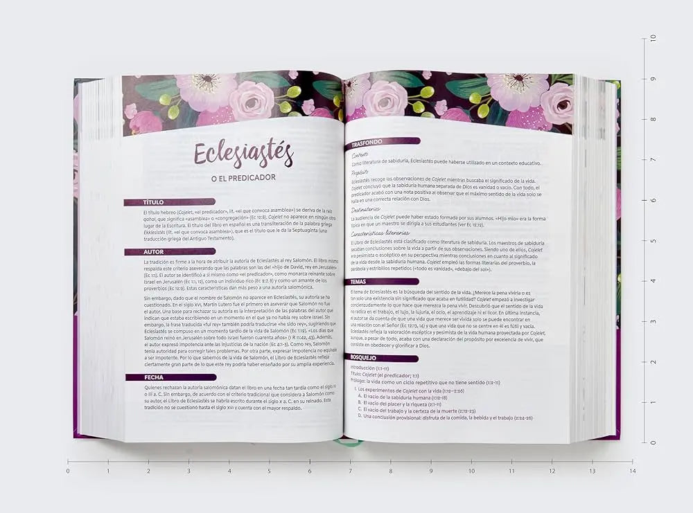 Biblia de estudio para la mujer Rvr60 tapa dura, interior a color Levítico