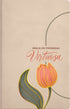 Biblia de Promesas RVR-1960 Devocional, Virtuosa, Letra gigante, Piel especial, Crema