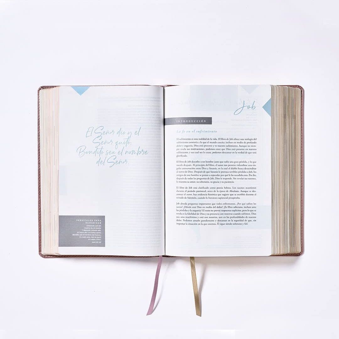 BIBLIA NBLA AMA A DIOS GRANDEMENTE SÍMIL PIEL CORAL