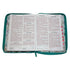BIBLIA RVR 1960 GIGANTE DISEÑO MARIPOSA TURQUESA/ROSA IMIT PIEL