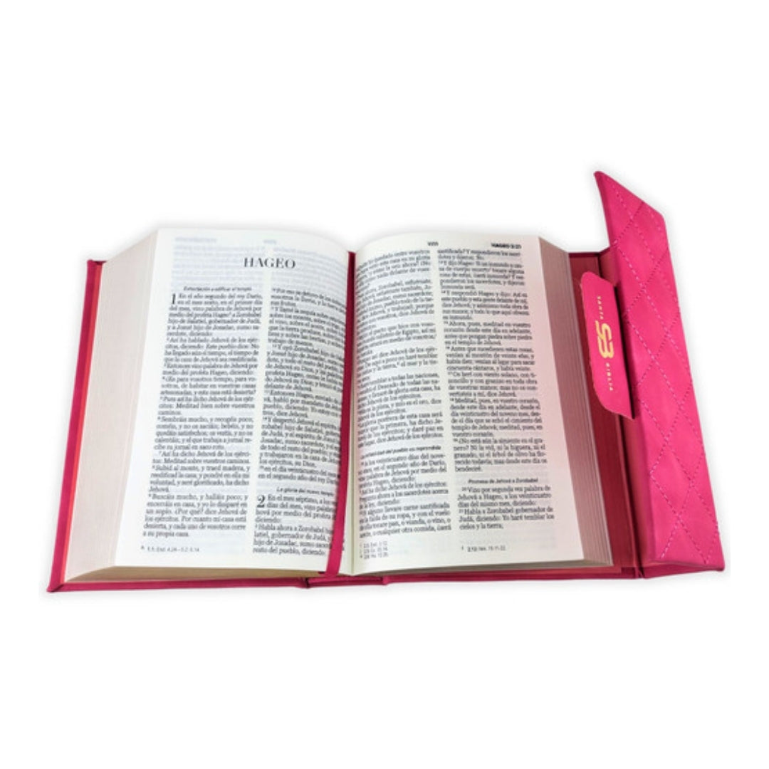 Santa Biblia Cartera con Broche Magnético Compacta RV1960