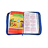 Biblia para Niños Mi Gran Viaje Compacta con Cierre RV1960, imita piel Azul con asa de mano