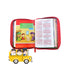 Biblia Mi Gran Viaje de Bolsillo con Cierre RV1960, imit piel rojo con asa de mano