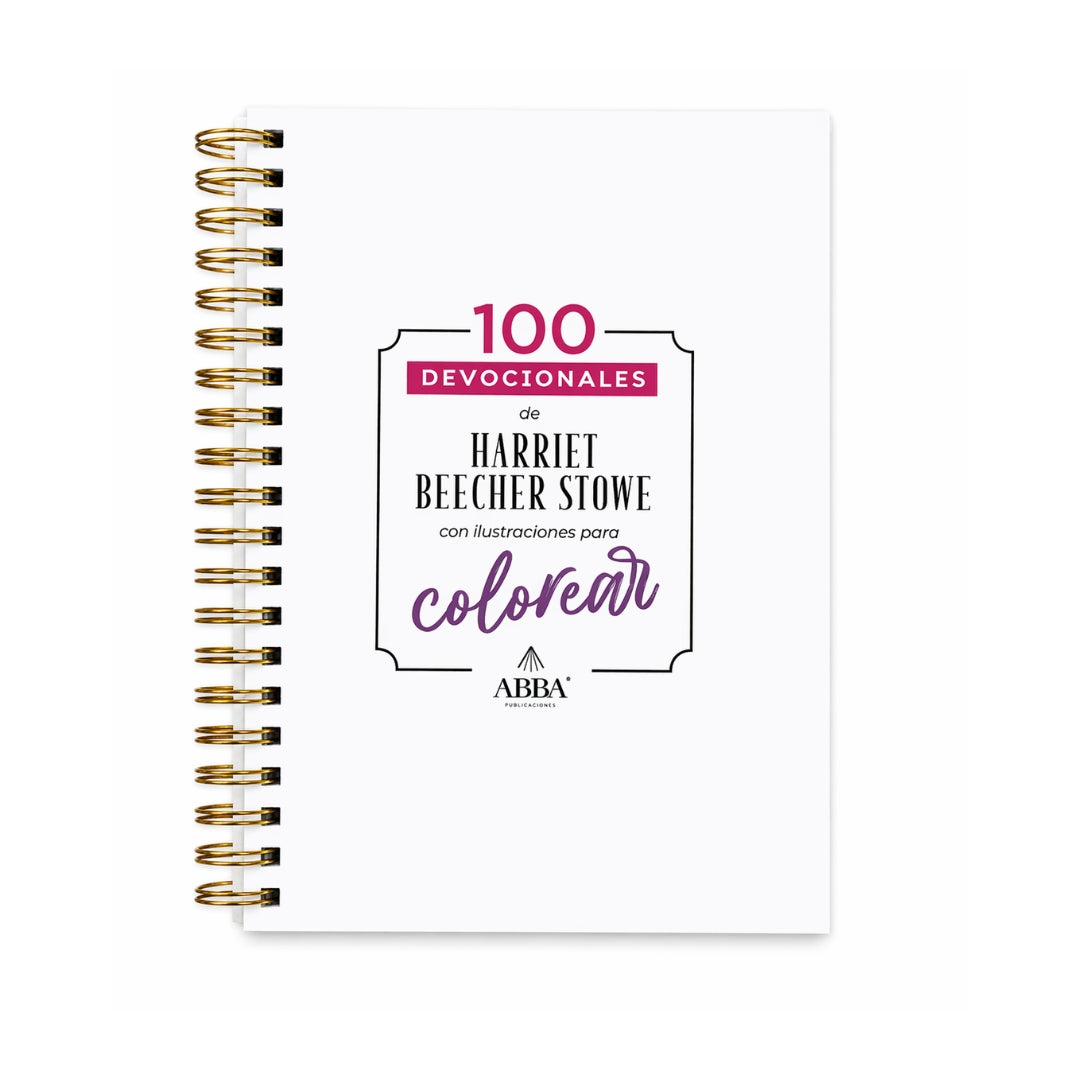 100 devocionales para colorear: Harriett Beecher Stowe