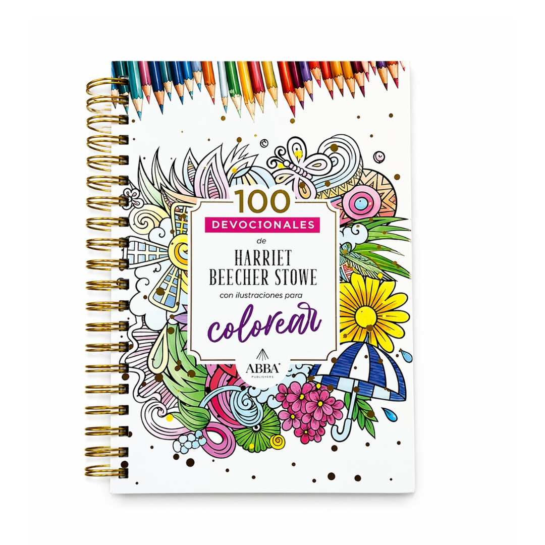 100 devocionales para colorear: Harriett Beecher Stowe