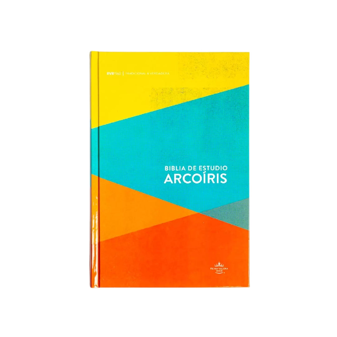 Biblia de estudio Arcoiris RVR60 Tapa dura (Nueva edición)