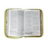 Biblia edicion de promesas Rvr 1960 tamaño manual letra grande c/cierre verde flores