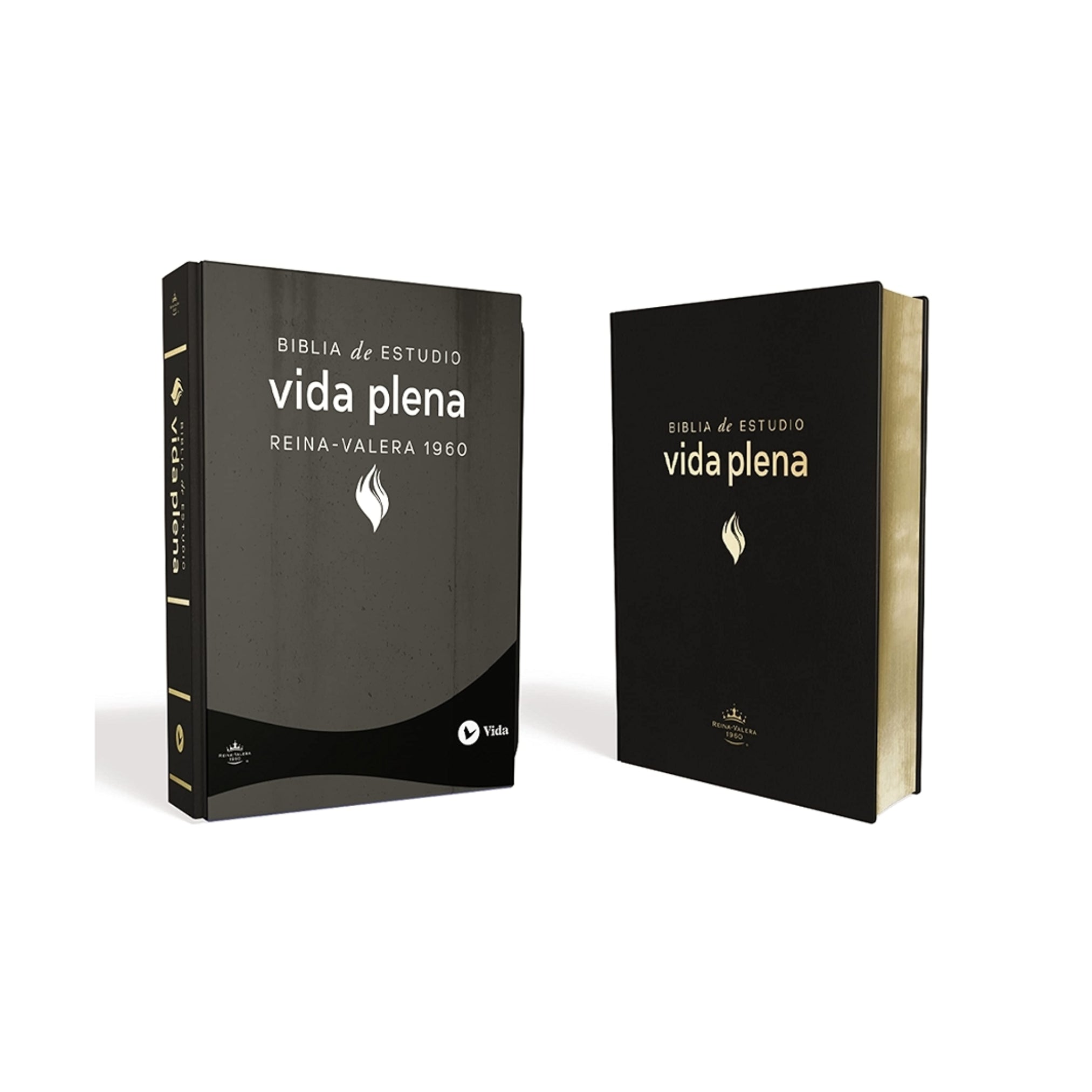 Biblia de estudio Vida Plena RVR60 i/piel Negro