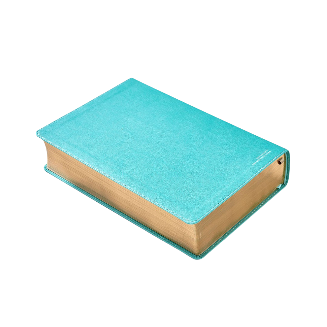 BIBLIA NBLA AMA A DIOS GRANDEMENTE SÍMIL PIEL TURQUESA