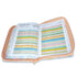 Biblia RV1960 con Cierre Letra Gigante Manual Jardín Coral con índice y canto floral