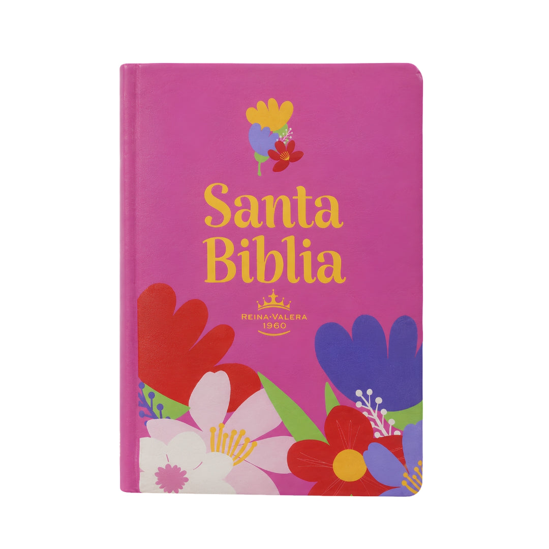 Biblia Reina Valera 1960 manual Letra Gigante 14 pts Imitación Piel Fleuron