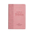 Biblia Reina Valera 1960 Letra Súper Gigante i/piel Rosa Floral