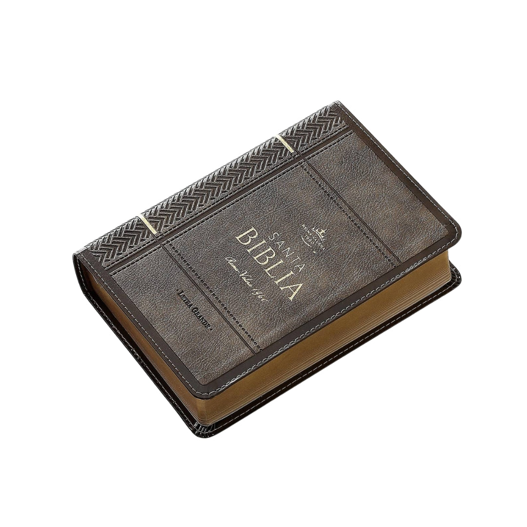 Biblia Reina Valera 1960 tamaño compacto Letra Grande i/piel mokka