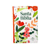 Biblia Reina Valera 1960 manual letra grande Vinil naranja floral