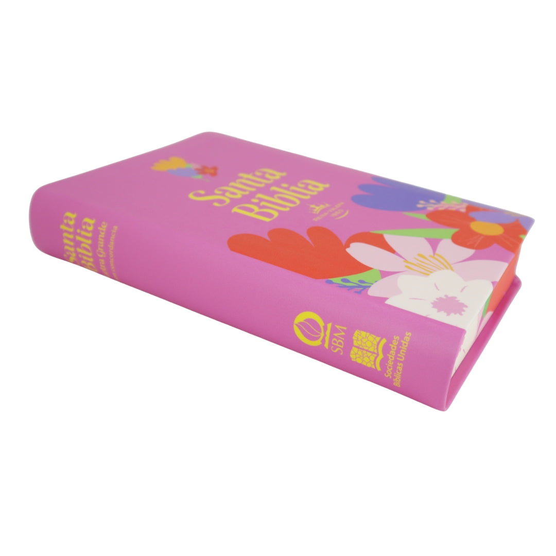 Biblia Reina Valera 1960 manual Letra Gigante 14 pts Imitación Piel Fleuron