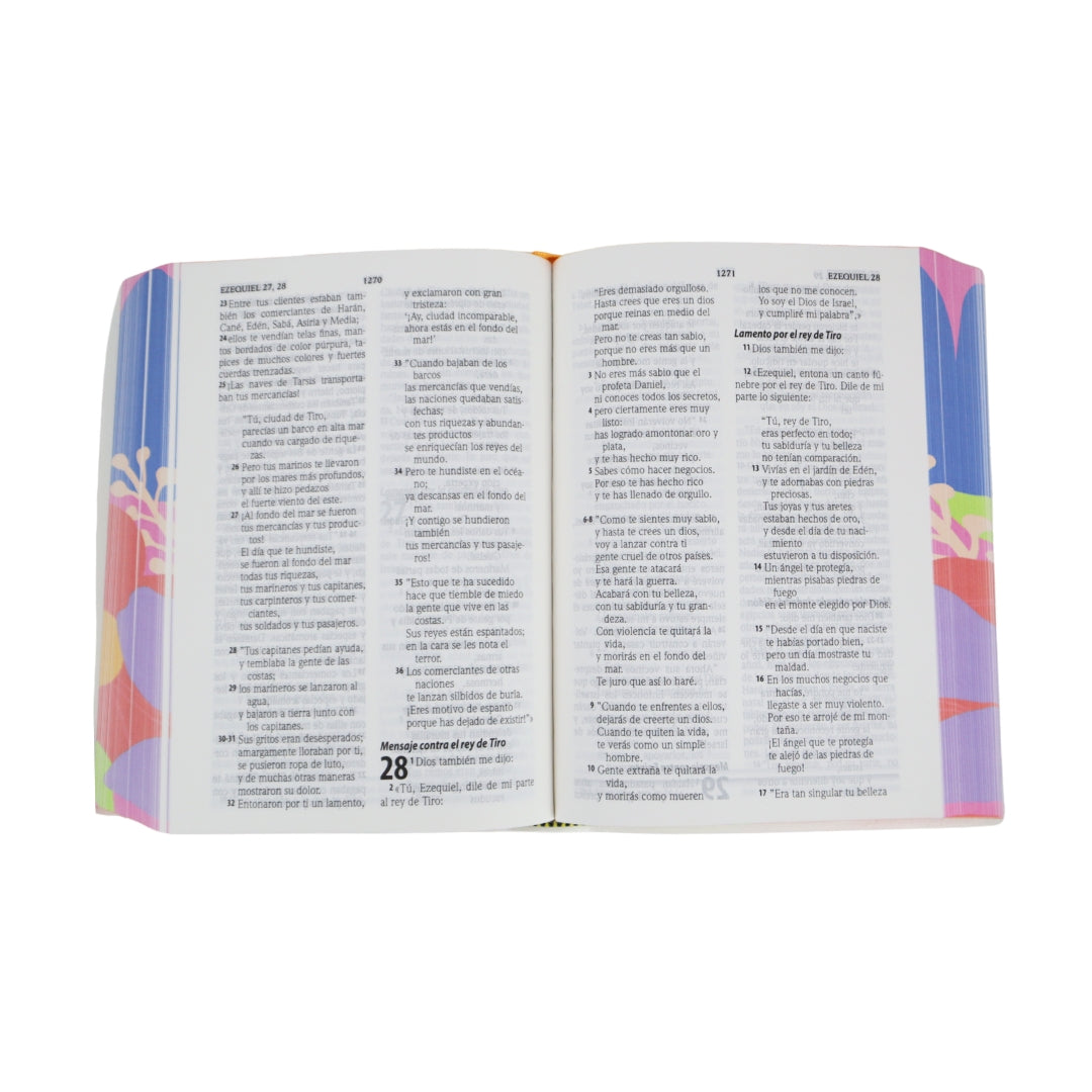 Biblia Reina Valera 1960 manual Letra Gigante 14 pts Imitación Piel Fleuron