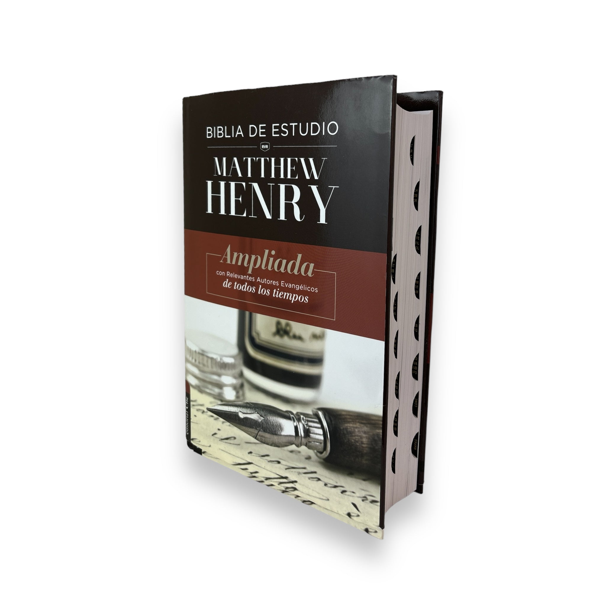 BIBLIA  DE  ESTUDIO   MATTHEW   HENRY  RVR1960  TAPA DURA CON INDICE