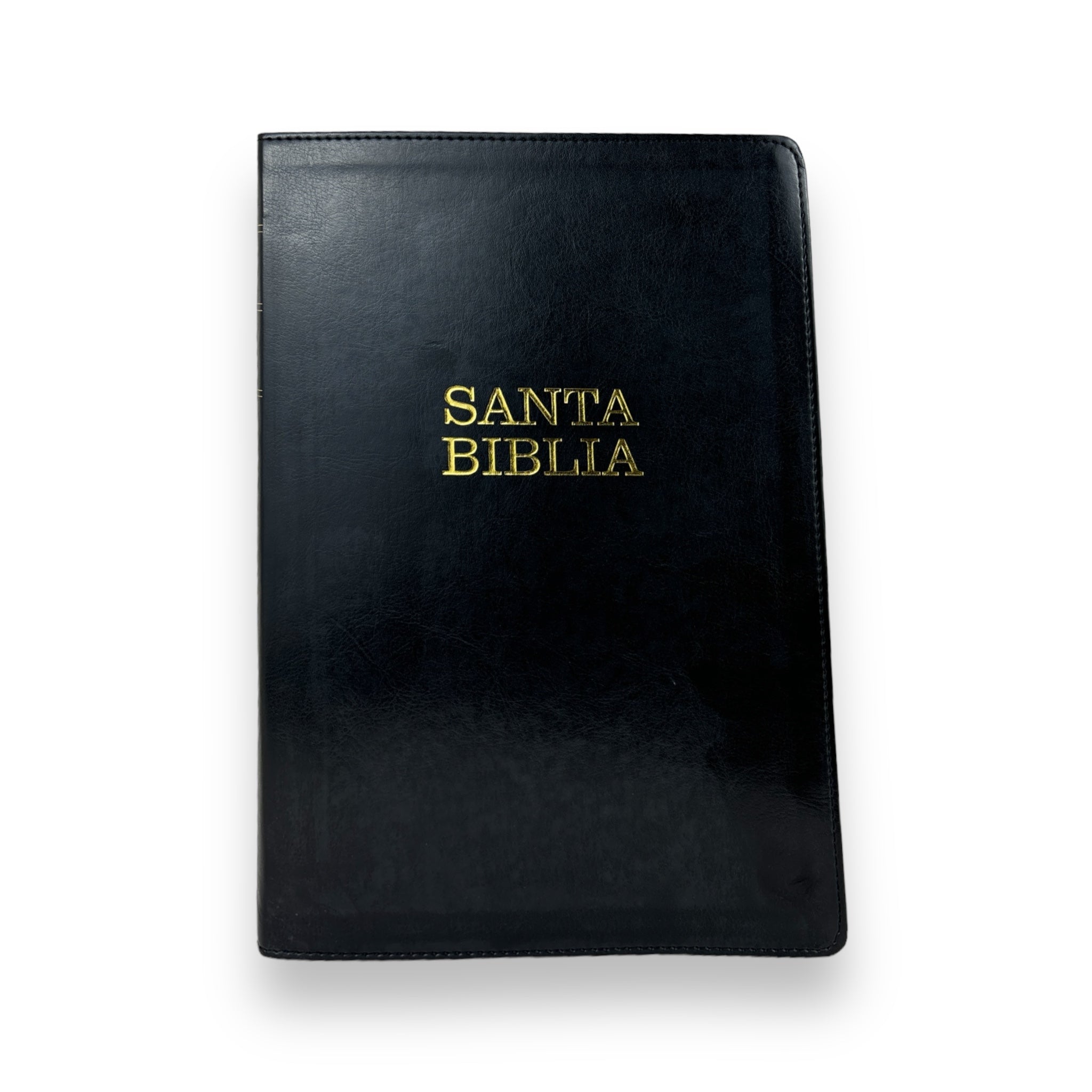 Santa Biblia NTV, letra súper gigante (SentiPiel, Negro, Letra Roja)