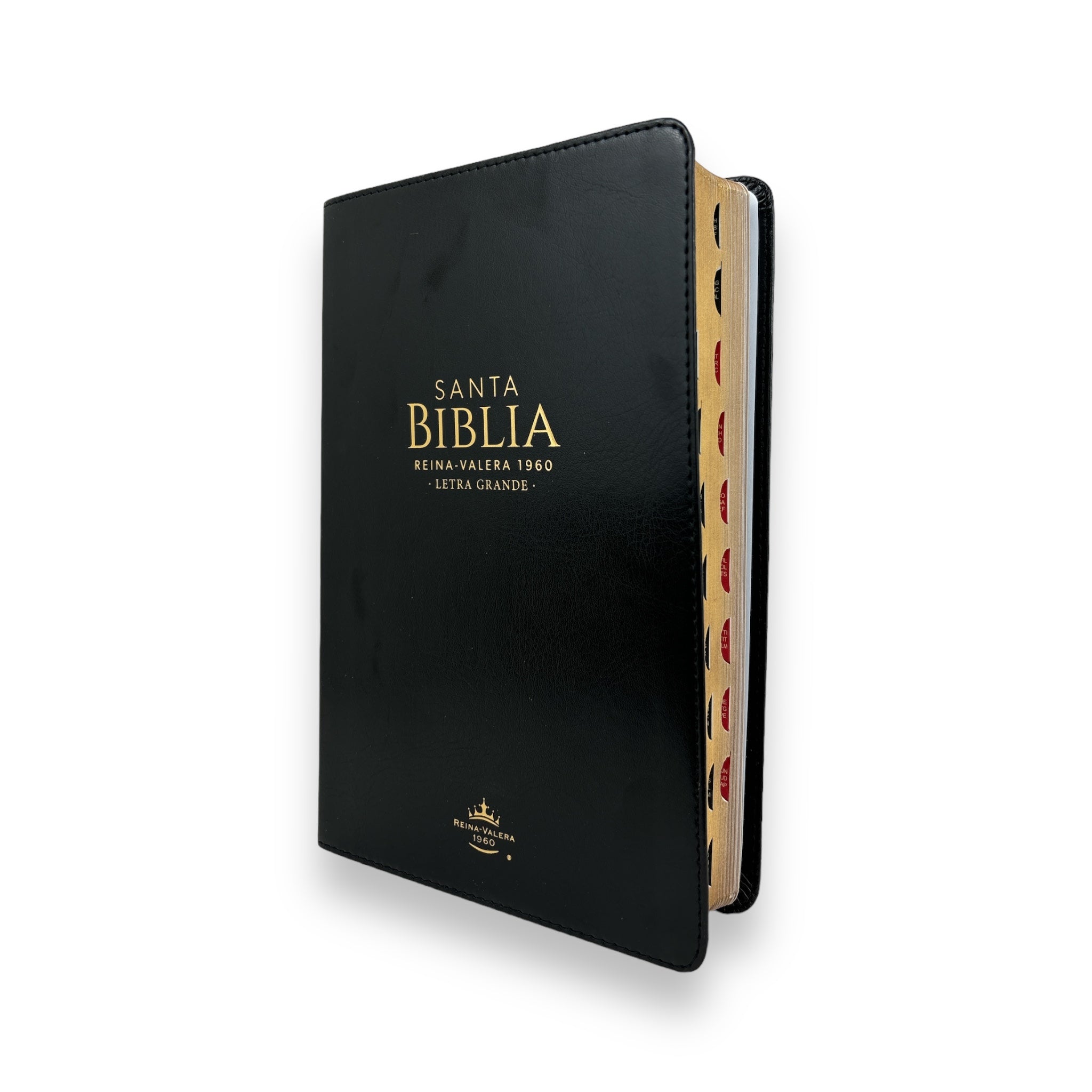 Biblia RVR60 Tamaño Manual Letra Grande i/piel con índice NEGRO