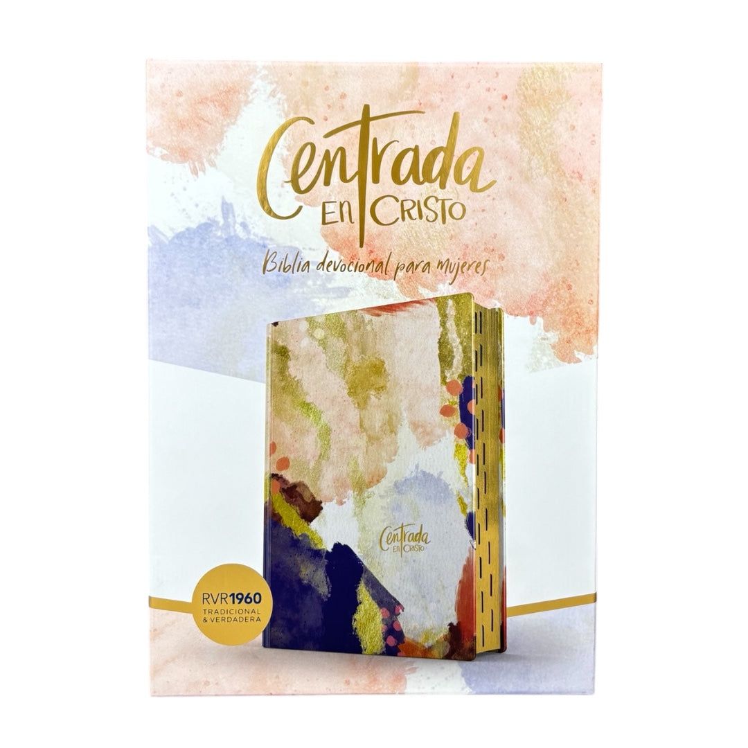 BIBLIA REINA VALERA1960 CENTRADA EN CRISTO EDICION MATIZADA SIMIL PIEL CON INDICE
