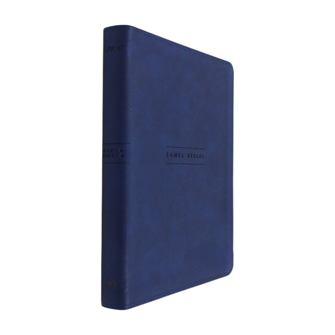 Biblia NVI una columna con referencias Azul marino