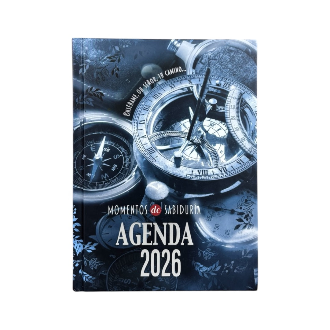 AGENDA 2026 MOMENTOS DE SABIDURIA azul electrico