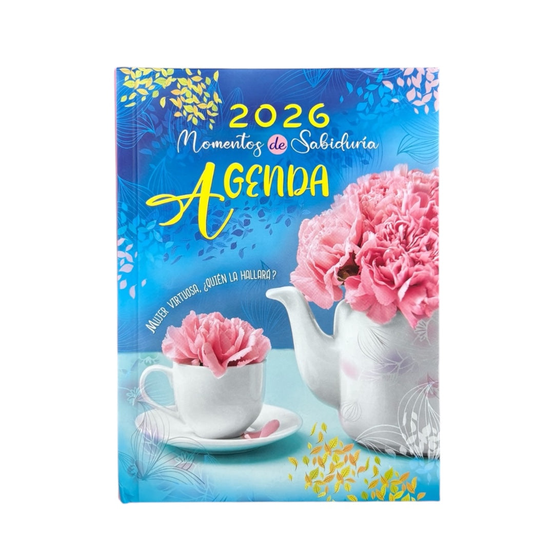 AGENDA 2026 MOMENTOS DE SABIDURIA rosa