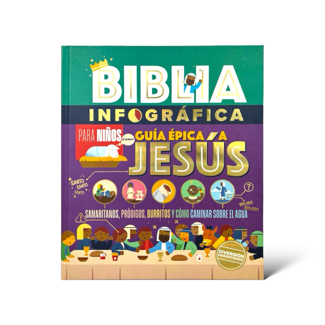 BIBLIA INFOGRÁFICA PARA NIÑOS : GUÍA ÉPICA A JESÚS