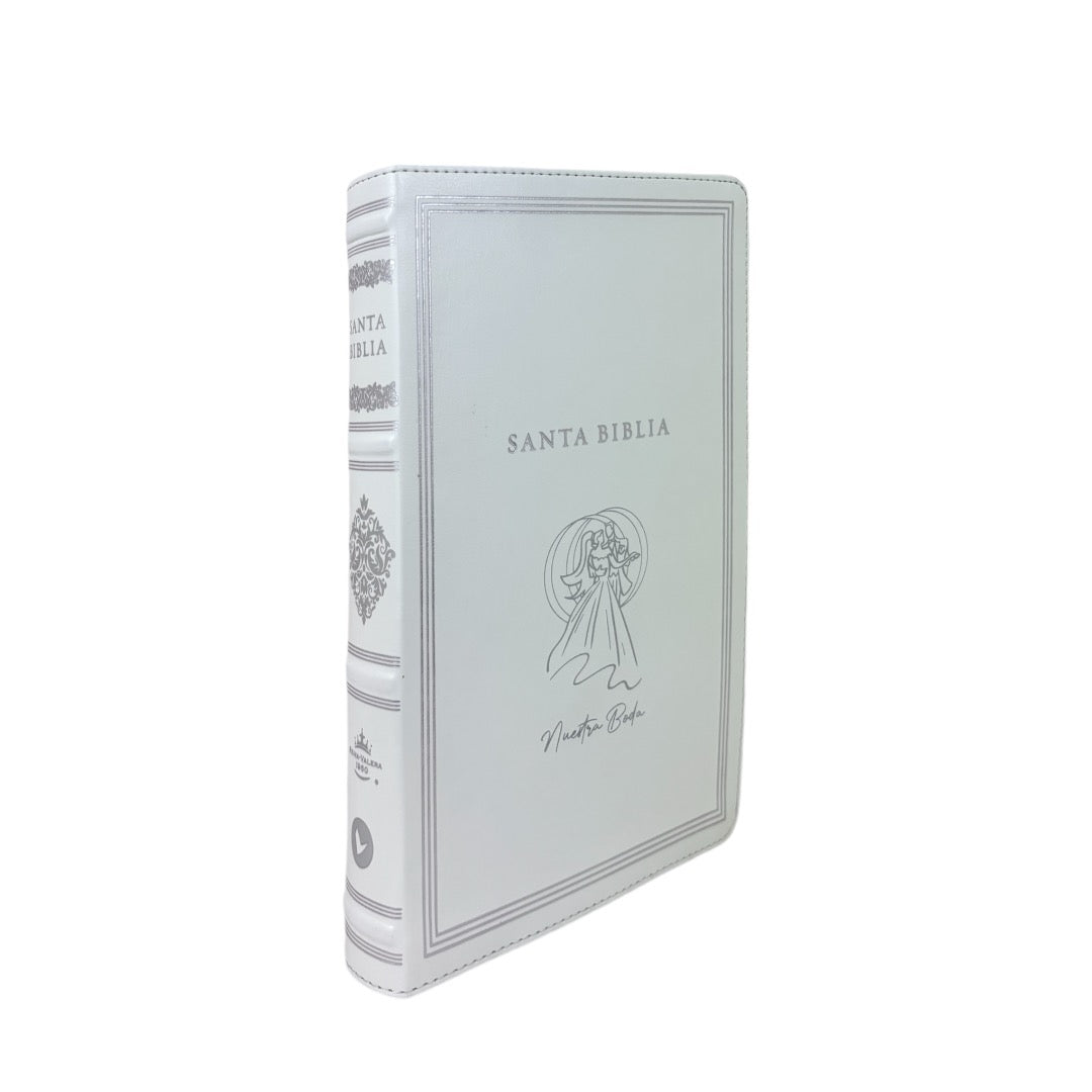 BIBLIA REINA VALERA 1960  BLANCA ULTRAFINA BODA