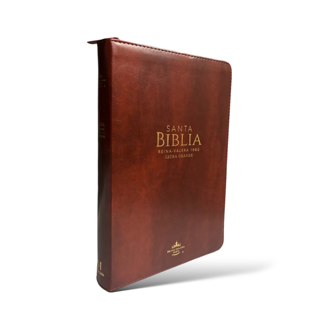 BIBLIA REINA VALERA 1960 LETRA GRANDE CLASICA CAFE