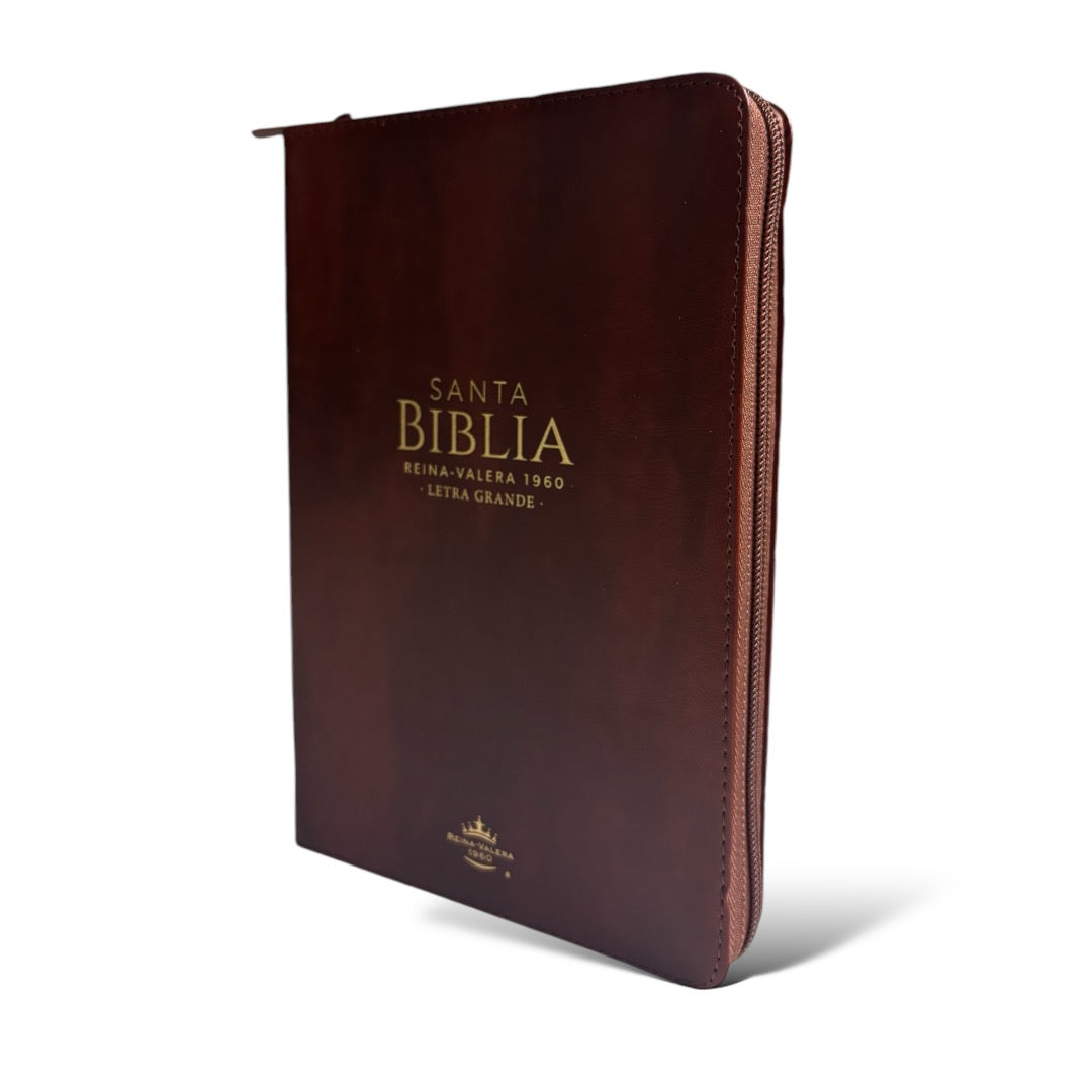 BIBLIA REINA VALERA 1960 LETRA GRANDE CLASICA CAFE