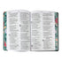 Biblia Reina valera letra grande manual edicion especial Verde Floreado simil piel
