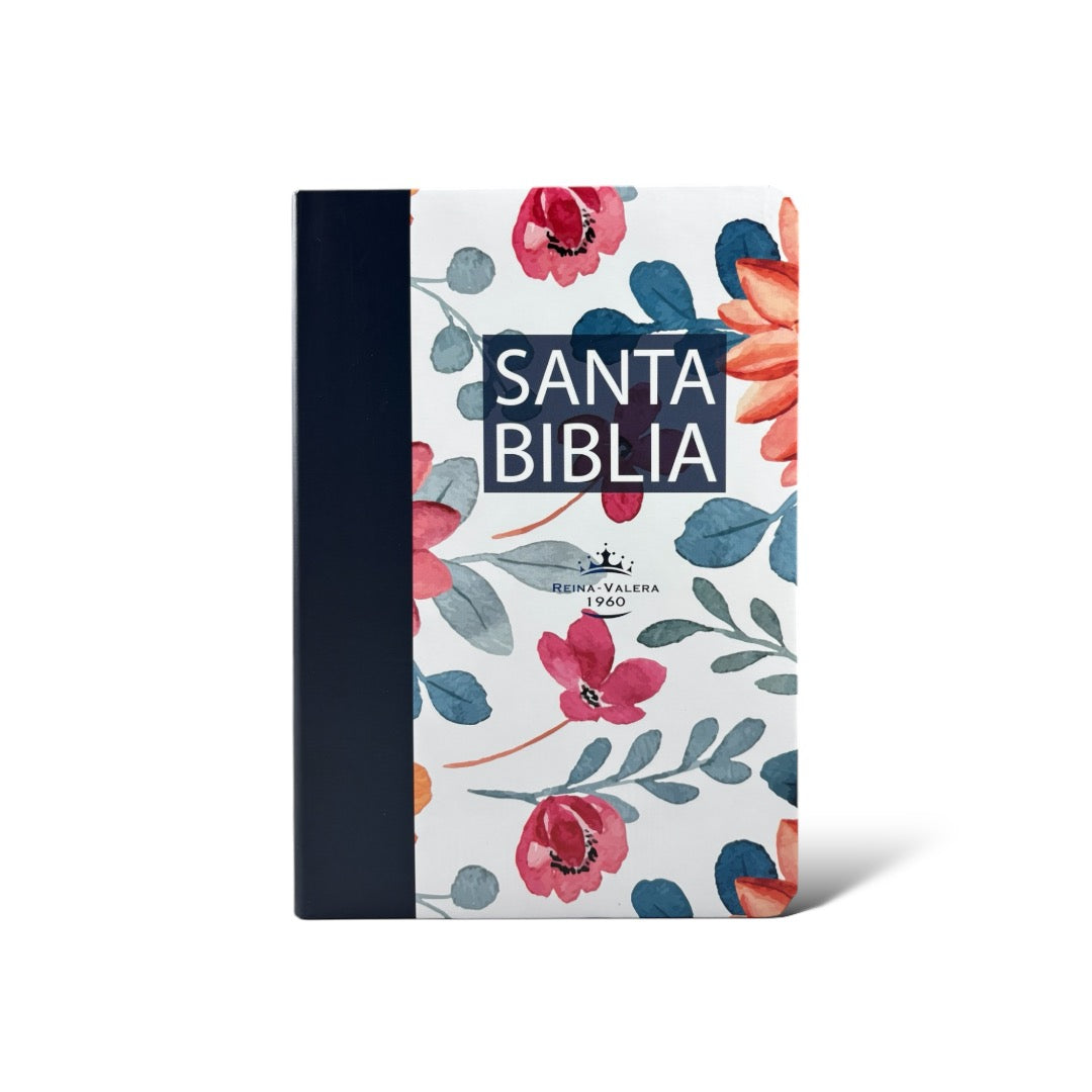 BIBLIA REINA VALERA 1960 LETRA GRANDE SEMIFLEXIBLE FLORES