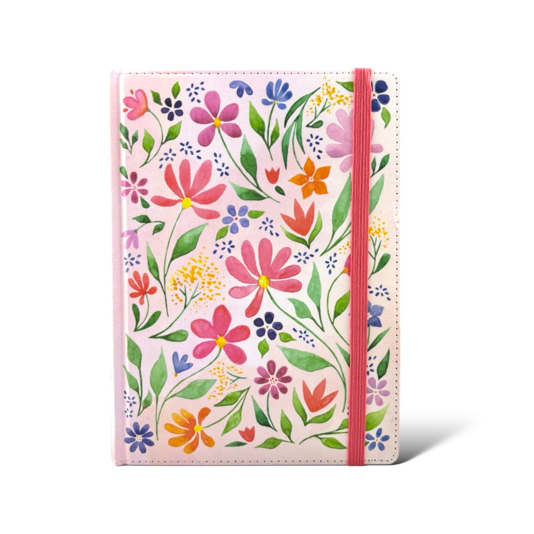 BIBLIA DE APUNTES REINA VALERA TAMAÑO PERSONAL FLORES