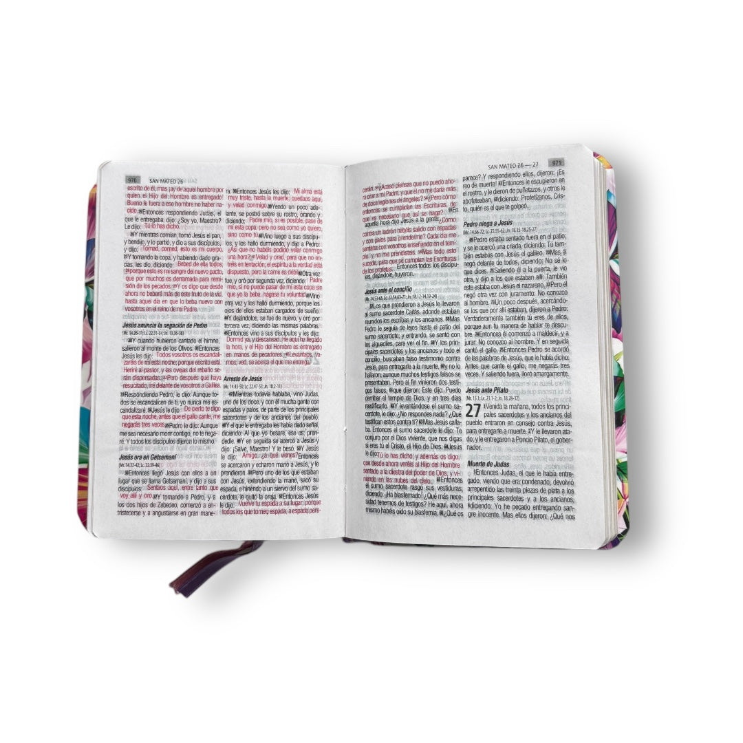 BIBLIA REINA VALERA 1960 MINI BOLSILLO SEMIFLEXIBLE COLORES