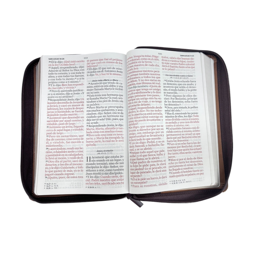 BIBLIA RVR 1960 LETRA GRANDE TAMAÑO MANUAL IMIT PIEL NEGRO LEÓN/ CRUCES C INIDCE