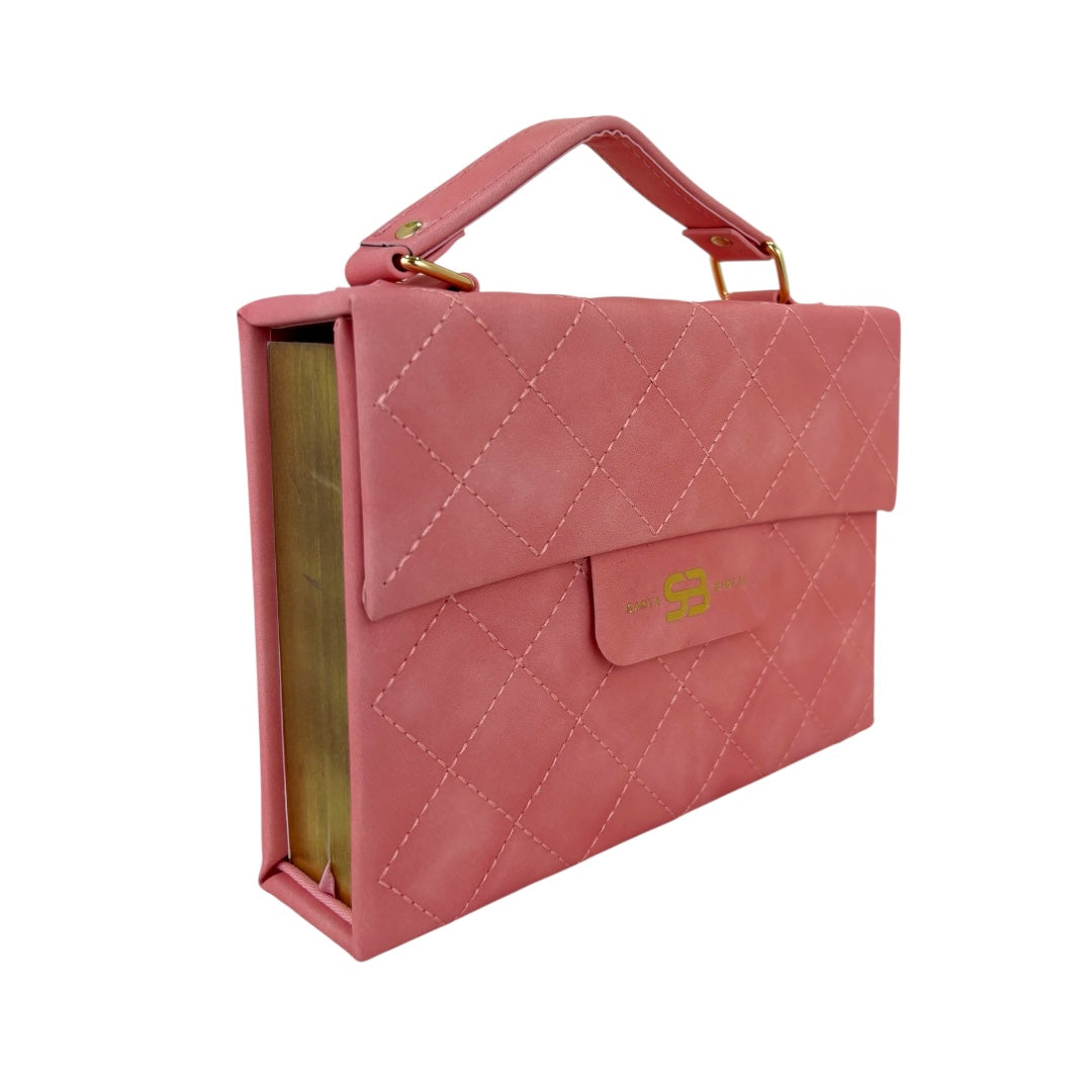 Santa Biblia Cartera con Broche Magnético Compacta RV1960 Rosa Claro