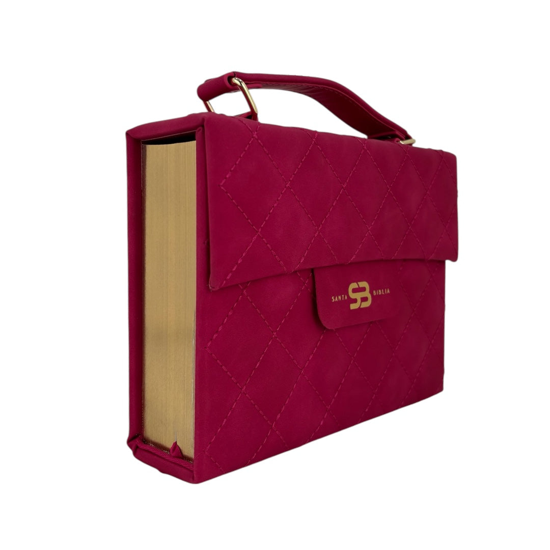 Santa Biblia Cartera con Broche Magnético Compacta RV1960