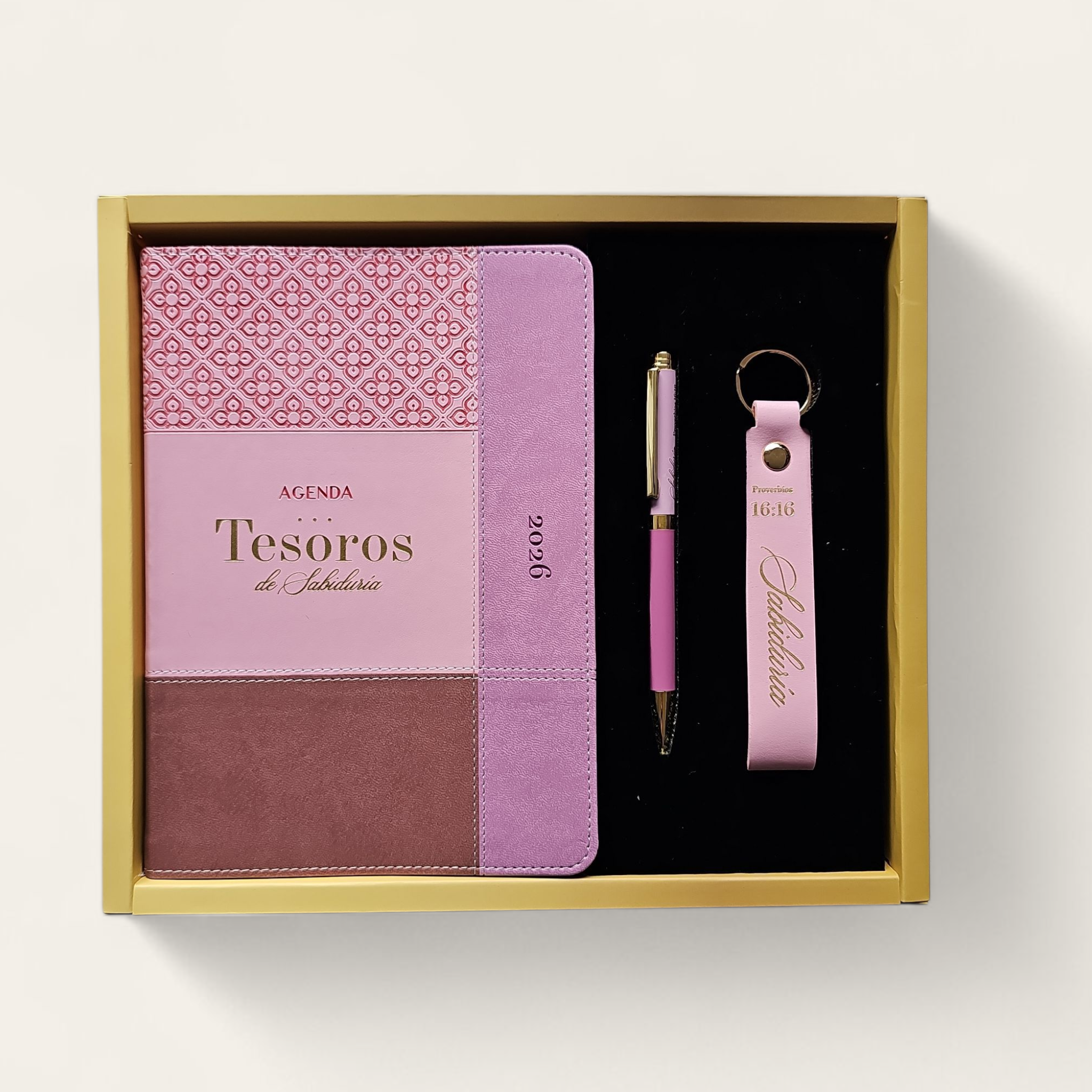 AGENDA TESOROS DE SABIDURIA (VARIOS MODELOS) Rosa