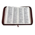 BIBLIA REINA VALERA TAMAÑO COMPACTO LETRA GRANDE IMITACION PIEL C/CIERRE TRICOLORES