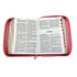 BIBLIA COMPACTA REINA VALERA IMITACION PIEL ROSA/AZUL C/CIERRE Y INDICE LETRA GRANDE