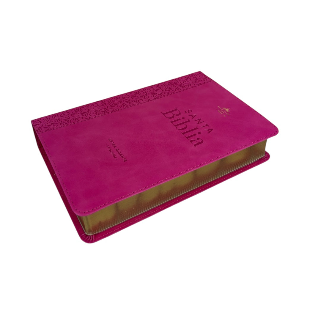 BIBLIA REINA VALERA 1960 LETRA GIGANTE CANTO DORADO IMITACION PIEL /CORINTO