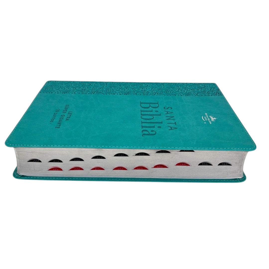BIBLIA REINA VALERA 1960 LETRA SUPER GIGANTE FLORAL C/INDICE