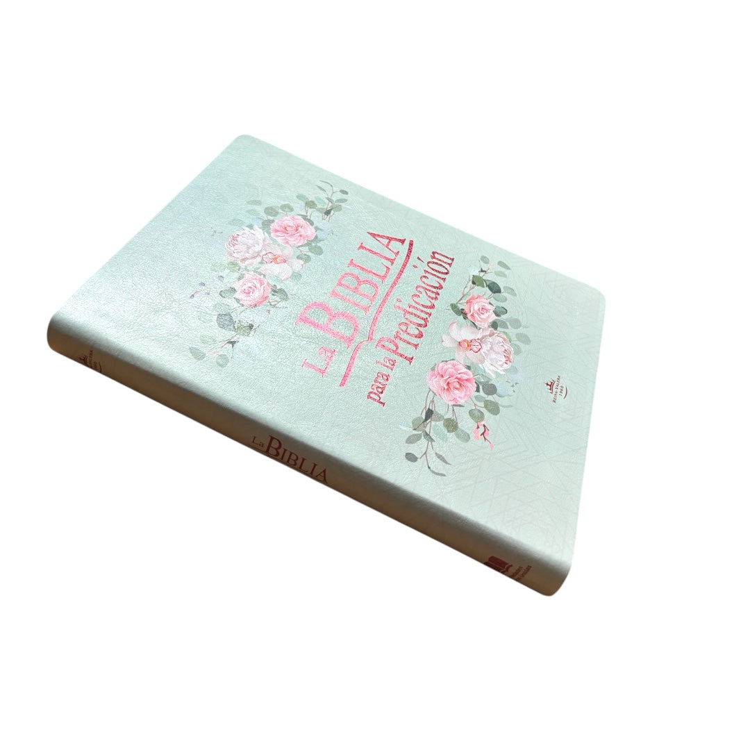 BIBLIA DE ESTUDIO PARA LA PREDICACION REINA VALERA 1960 AQUA FLORES