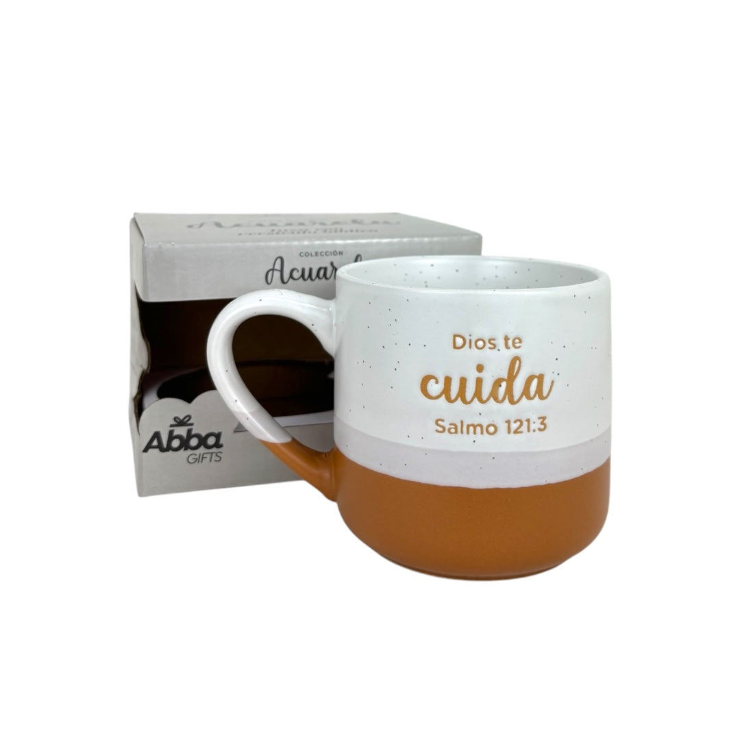 TAZA COLECCIÓN ACUARELA SALMO 12:13