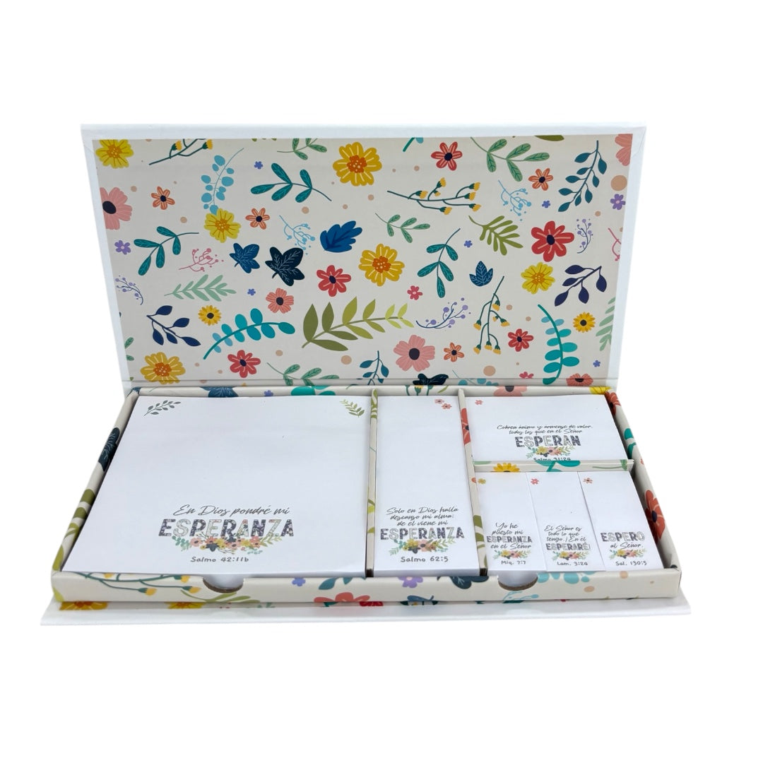 ESTUCHE CON NOTAS ADHESIVAS 4 MODELOS DIFERENTES