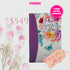 Biblia con Cierre Letra Grande 12 puntos para Mujer RV1960 lila con indice