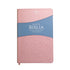 Biblia Rv1960 Letra Grande Símil Piel Rosa Floral/celeste