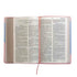 Biblia Rv1960 Letra Grande Símil Piel Rosa Floral/celeste